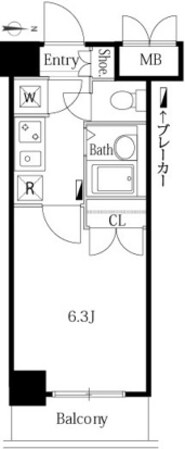 グランシャルム広尾の物件間取画像